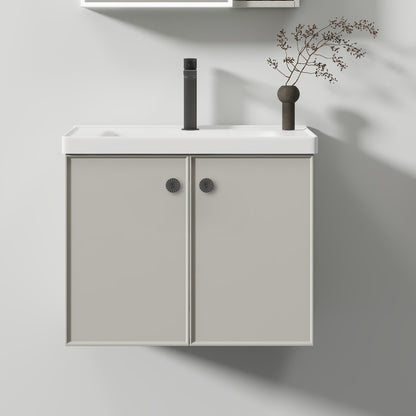 Ingrid skrinka s LED zrkadlom DBP123 80x70 biela