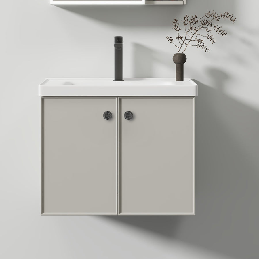 Ingrid skrinka s LED zrkadlom DBP123 80x70 biela