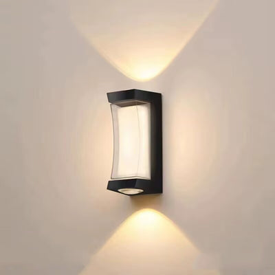 Vonkajšie LED nástenné svietidlo AX150BK 7W Black