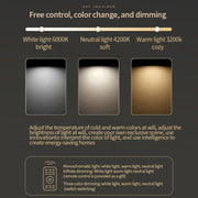 LED luster s diaľkovým ovládaním ELLA 203W, 8 štvorcových, studené/teplé/neutrálne svetlo, stmievateľné, čierny