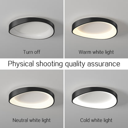 LED stropné svietidlo s diaľkovým ovládaním, PL103/520BK, 30W, priemer 49 cm, teplé/studené/neutrálne svetlo, čierna