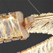 LED LED LED Royal Prism, Gold, Metal a Crystal, Slimable, nastaviteľná výška, elegantný dizajn, studené/teplé/neutrálne svetlo