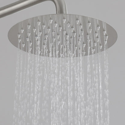 Sprchový stĺp, nehrdzavejúca oceľ 304, satén, LY003