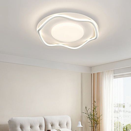 LED túžba s moderným diaľkovým ovládaním Silva, 106 W, 2 kruhy, studené/horúce/neutrálne svetlo, nestabilné, biele