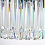 Crystal Luster Blois eleganza 8xe27, priemer 49 cm, čierna, nastaviteľná výška
