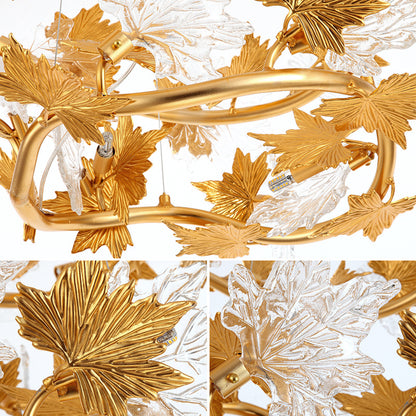 Moderný luster, CM260/800GD, 8xE14, priemer 80 cm, zlatý, nastaviteľná výška, kov a kryštály