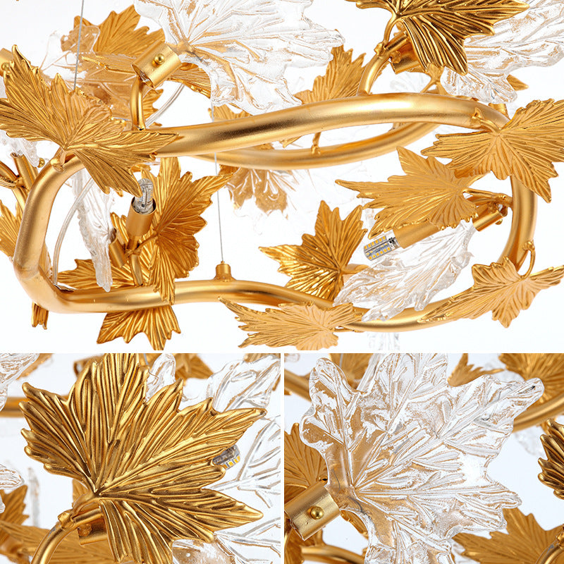 Moderný luster, CM260/800GD, 8xE14, priemer 80 cm, zlatý, nastaviteľná výška, kov a kryštály