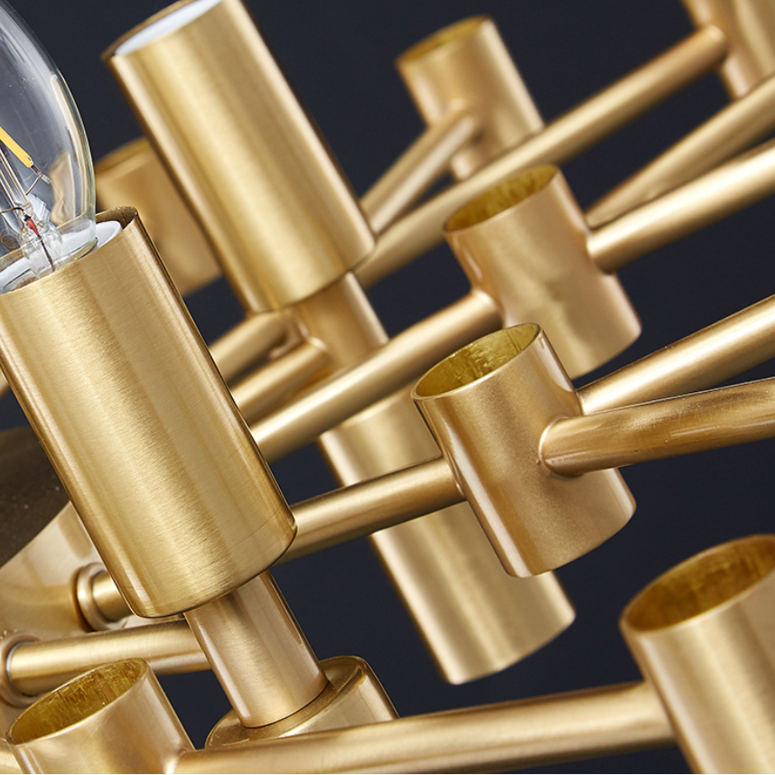 Krištáľový luster CC850/620GD, 10xE14, 62X45cm, nastaviteľná výška, lesklé zlato, elegantný dizajn, kov a kryštály