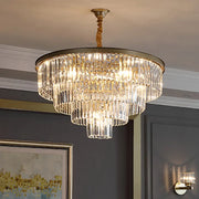 Luster Chambord Chambord Noble 5XE14, priemer 38 cm, matné zlato, nastaviteľná výška