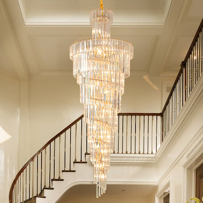 Krištáľový luster Windsor Altiora, priemer 60 cm, výška 1800 cm, lesklé zlato, nastaviteľná výška, elegantný dizajn