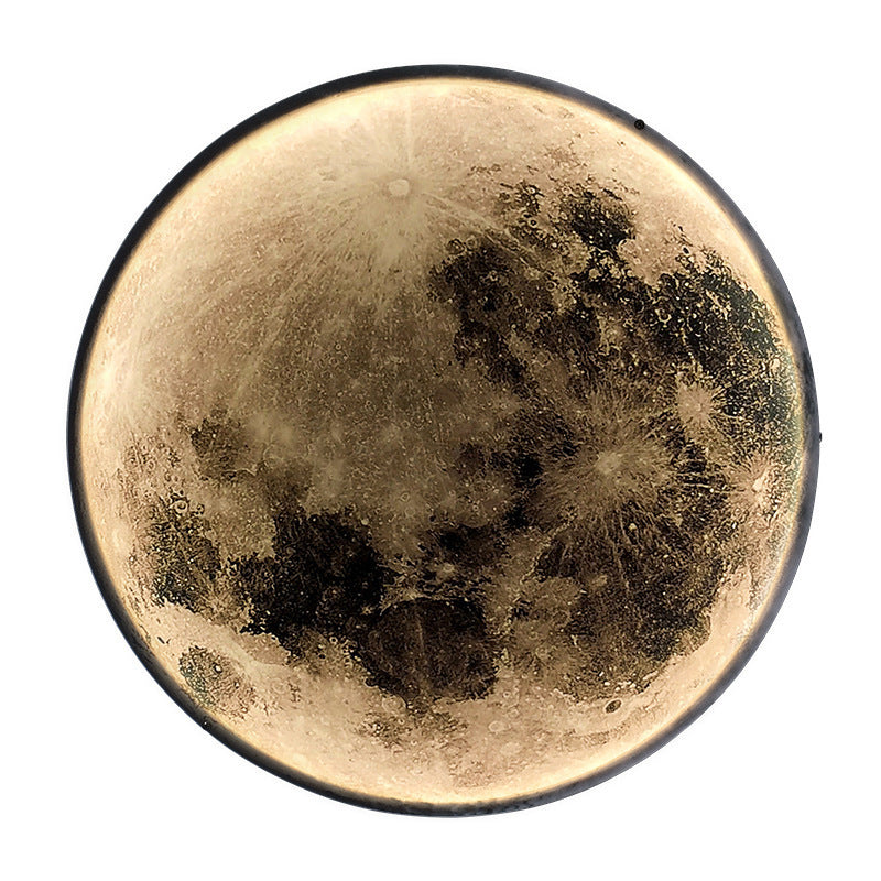Moon Dekoratívne LED nástenné svetlo 55W Priemer 80CM Teplé Neutrálne Studené svetlo 3000/4000/6000K