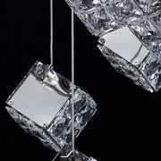 Moderný LED luster CM526/18, 51W, Priemer 58,5cm, Nastaviteľná výška, Chróm
