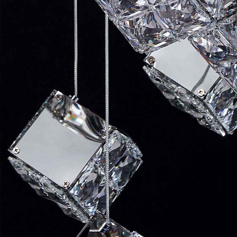 Moderný LED luster CM526/18, 51W, Priemer 58,5cm, Nastaviteľná výška, Chróm