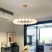 Lustra zavesená LED Acryl Celest s diaľkovým ovládaním, stlmiteľné, 3000 k/4000k/6000k, zlato, kov a akryl