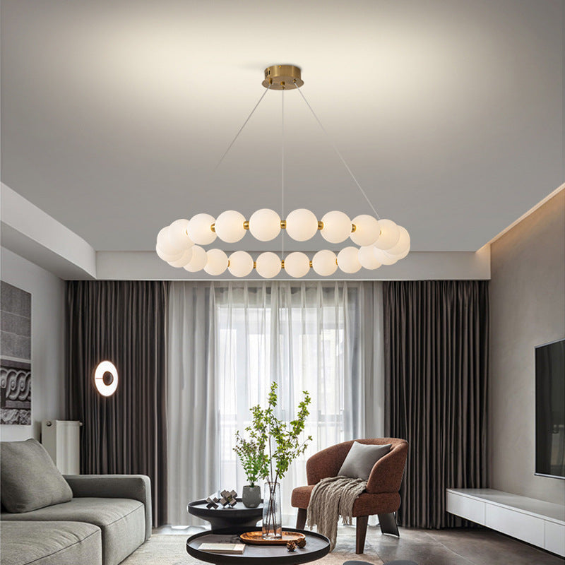 Lustra zavesená LED Acryl Celest s diaľkovým ovládaním, stlmiteľné, 3000 k/4000k/6000k, zlato, kov a akryl