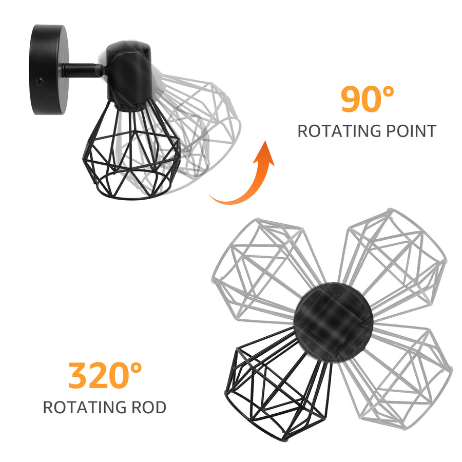 Luster s tienidlom, GRACIE, LC365/1BK, diamant, 1XE14, čierny, kov