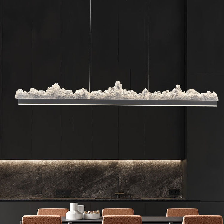Lustra LED suspendata cu Telecomanda MARISTELLA 36W, lumina Rece/Calda/Neutra, Dimabila,Inaltime Reglabila, Negru