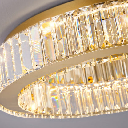 LED kryštál LULUS s 118 W Silver Latifah Diaľkovým ovládaním