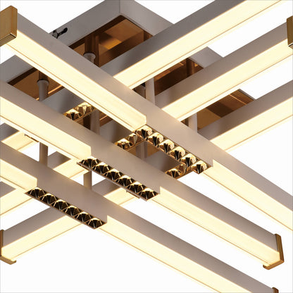 LED luster s diaľkovým ovládaním LT178/6WH, 84W, 6 prvkov, studené/teplé/neutrálne svetlo, stmievateľné, biely