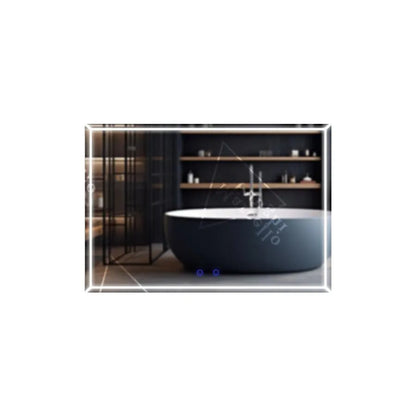 Zrkadlová LED Touch Villya Disposity Lisvity 80x60cm Marcello Funghi Collection