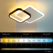 MARCELO LED luster 30W, Studené/Teplé/Neutrálne svetlo Black White