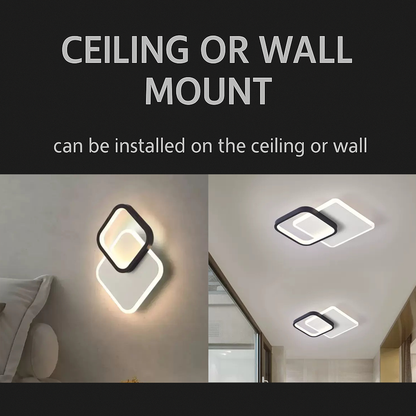 MARCELO LED luster 30W, Studené/Teplé/Neutrálne svetlo Black White