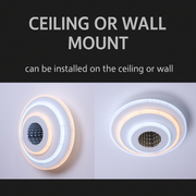 LED luster NEXA ROTUND 3D 38W, studené/teplé/neutrálne svetlo, biely