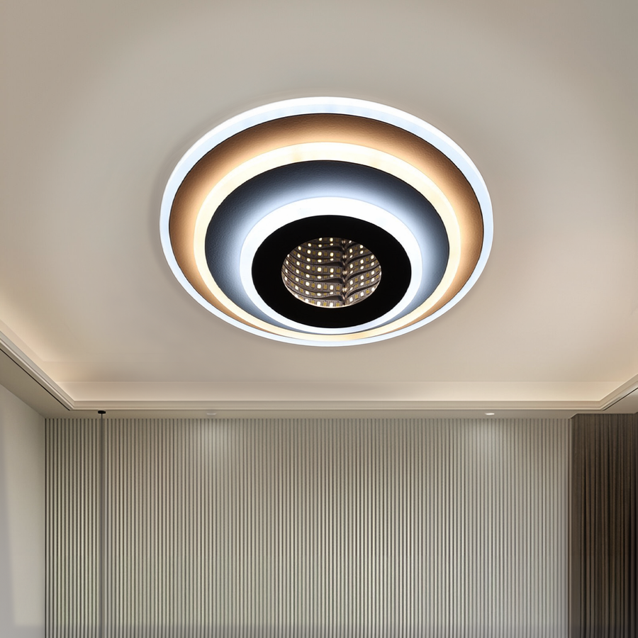 LED luster NEXA ROTUND 3D 38W, studené/teplé/neutrálne svetlo, biely