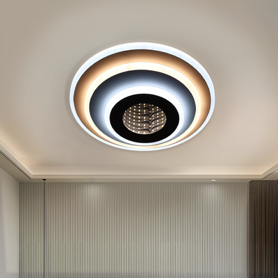 LED luster NEXA ROTUND 3D 38W, studené/teplé/neutrálne svetlo, biely