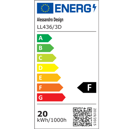 NEXA 3D LED luster, 36W, Priemer 24cm, Studené/Teplé/Neutrálne svetlo, Biely