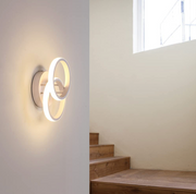 LED vrchol Lulus cirkuluje superponované kruhy, 44 W, 2 kruhy, studené/horúce/neutrálne svetlo, biele