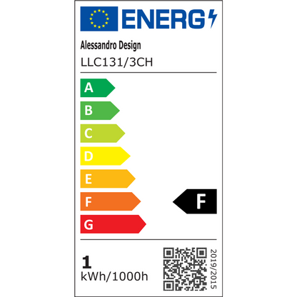LED kryštál LULUS s 118 W Silver Latifah Diaľkovým ovládaním