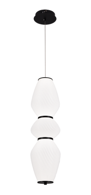 Závesný luster LT022/3WH, 3xE27, Priemer 66 cm, Výška 16,5 cm, IP20, Biely, Plexisklo, Žehlička, Žiarovky nie sú súčasťou balenia