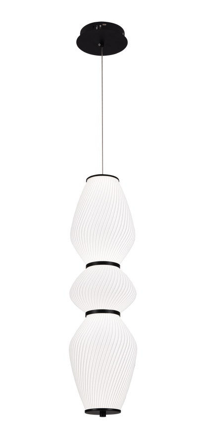 Závesný luster LT022/3WH, 3xE27, Priemer 66 cm, Výška 16,5 cm, IP20, Biely, Plexisklo, Žehlička, Žiarovky nie sú súčasťou balenia