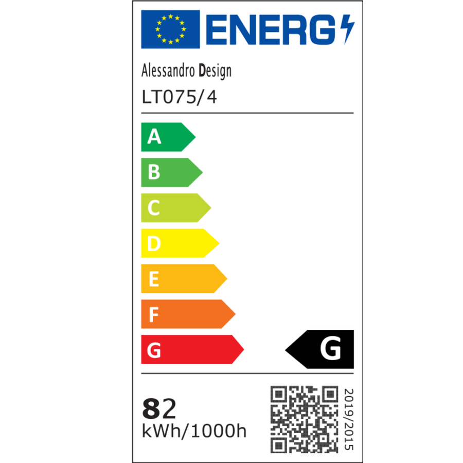 LED luster s diaľkovým ovládaním a krištáľom NOVA ROTONDA RGB 82W, 4 kruhy, studené/teplé/neutrálne svetlo, stmievateľné