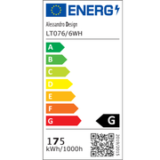 LED luster s diaľkovým ovládaním a kryštálom QUADRIS RGB 170W, 6 štvorcových, studené/teplé/neutrálne svetlo, stmievateľné, biely