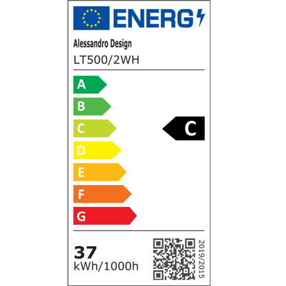 LED luster s diaľkovým ovládaním LANDYN 37W, 2 štvorce, studené/teplé/neutrálne svetlo, stmievateľné, biela