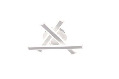 LED luster s diaľkovým ovládaním LT755/3WH, 62,2W, 40*5,5*10, IP20, Studené/Teplé/Neutrálne svetlo, Stmievateľné, Biely, Žehlička, Plexisklo