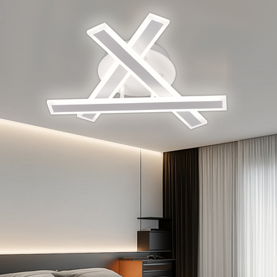 LED luster s diaľkovým ovládaním LT755/3WH, 62,2W, 40*5,5*10, IP20, Studené/Teplé/Neutrálne svetlo, Stmievateľné, Biely, Žehlička, Plexisklo