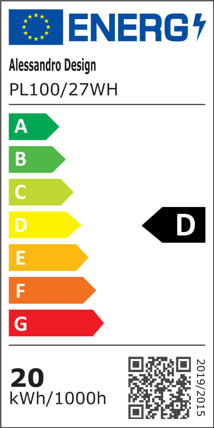 SOLIS LED stropné svietidlo 27cm 20W studené svetlo, biele