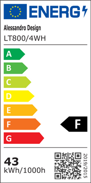 LED luster s diaľkovým ovládaním BETTY 43W, 4 kruhy, studené/teplé/neutrálne svetlo, stmievateľné, biela