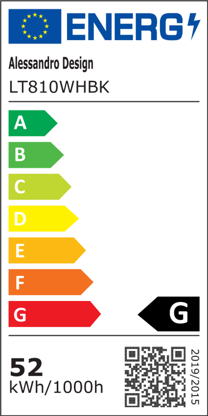 LED luster s diaľkovým ovládaním VECTOR ARCUS 52W, 2 prvky, studené/teplé/neutrálne svetlo, stmievateľné, čiernobiele