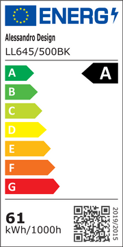 LED luster SKYForma Nexen, 61W, studené/teplé/neutrálne svetlo, čierny