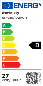 Pena LED nástenné svietidlo 65cm, 27W, studené/teplé/neutrálne svetlo, biele