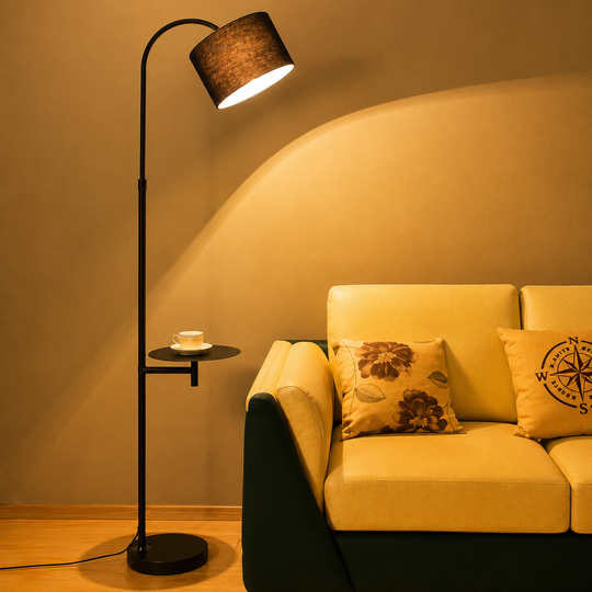 Lampa BALKHASH, 1 x E27, kov, čierna