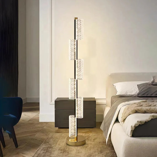 LED stojaca lampa 40W Moderná Austin 125Cm 3000/4000/6000K Biele tienidlá a stojacie lampy Predvolený názov Alessandro Design