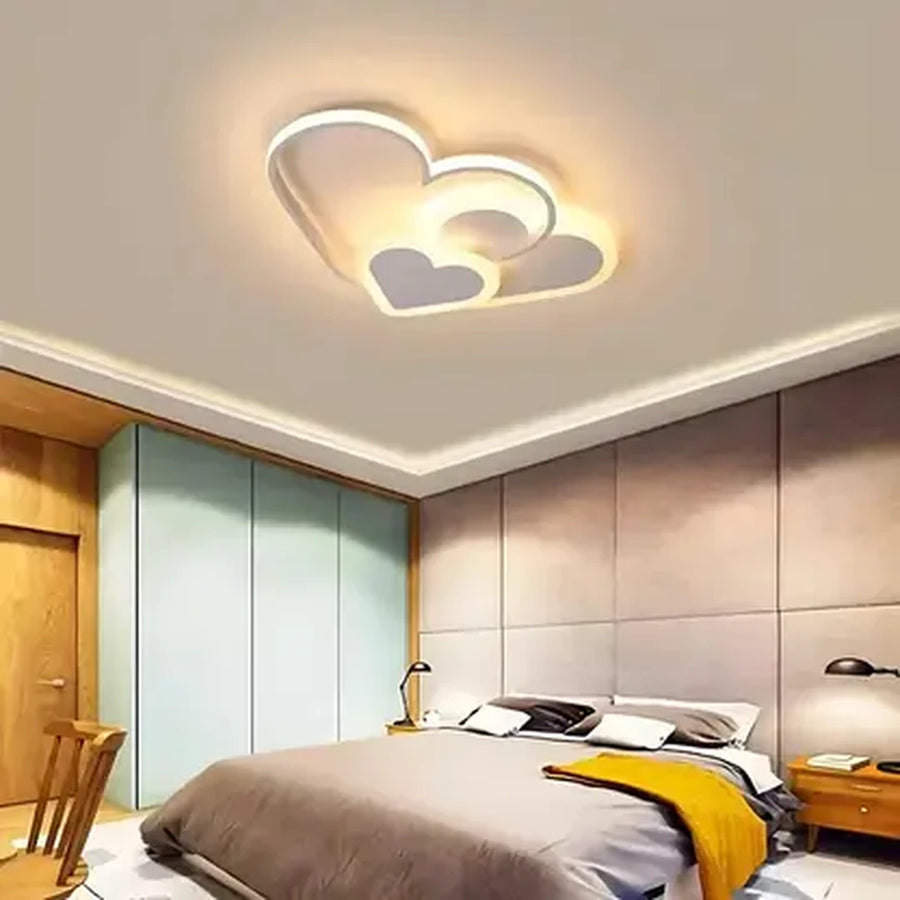LED luster s diaľkovým ovládaním AMI, 50W, 3 srdce