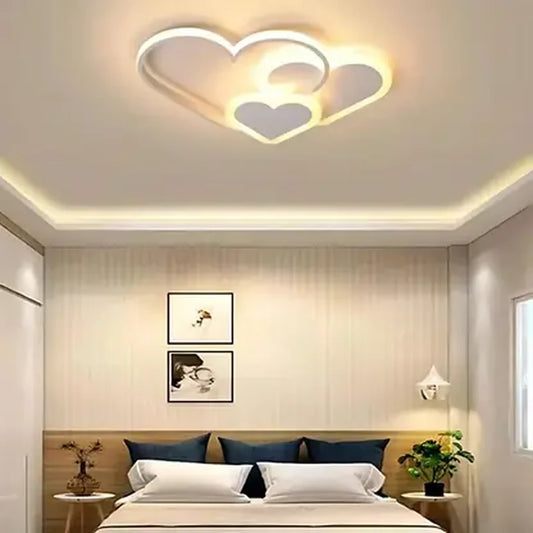 LED luster s diaľkovým ovládaním AMI, 50W, 3 srdce