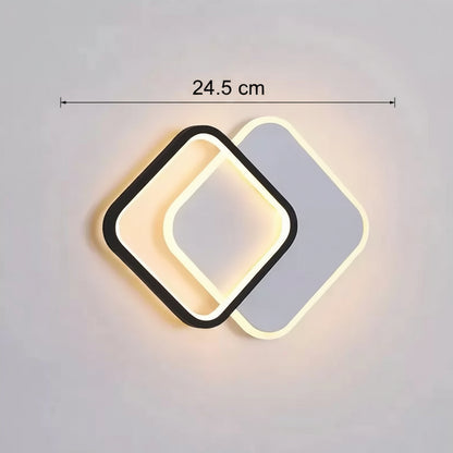 MARCELO LED luster 30W, Studené/Teplé/Neutrálne svetlo Black White