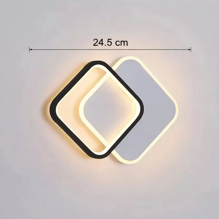 MARCELO LED luster 30W, Studené/Teplé/Neutrálne svetlo Black White